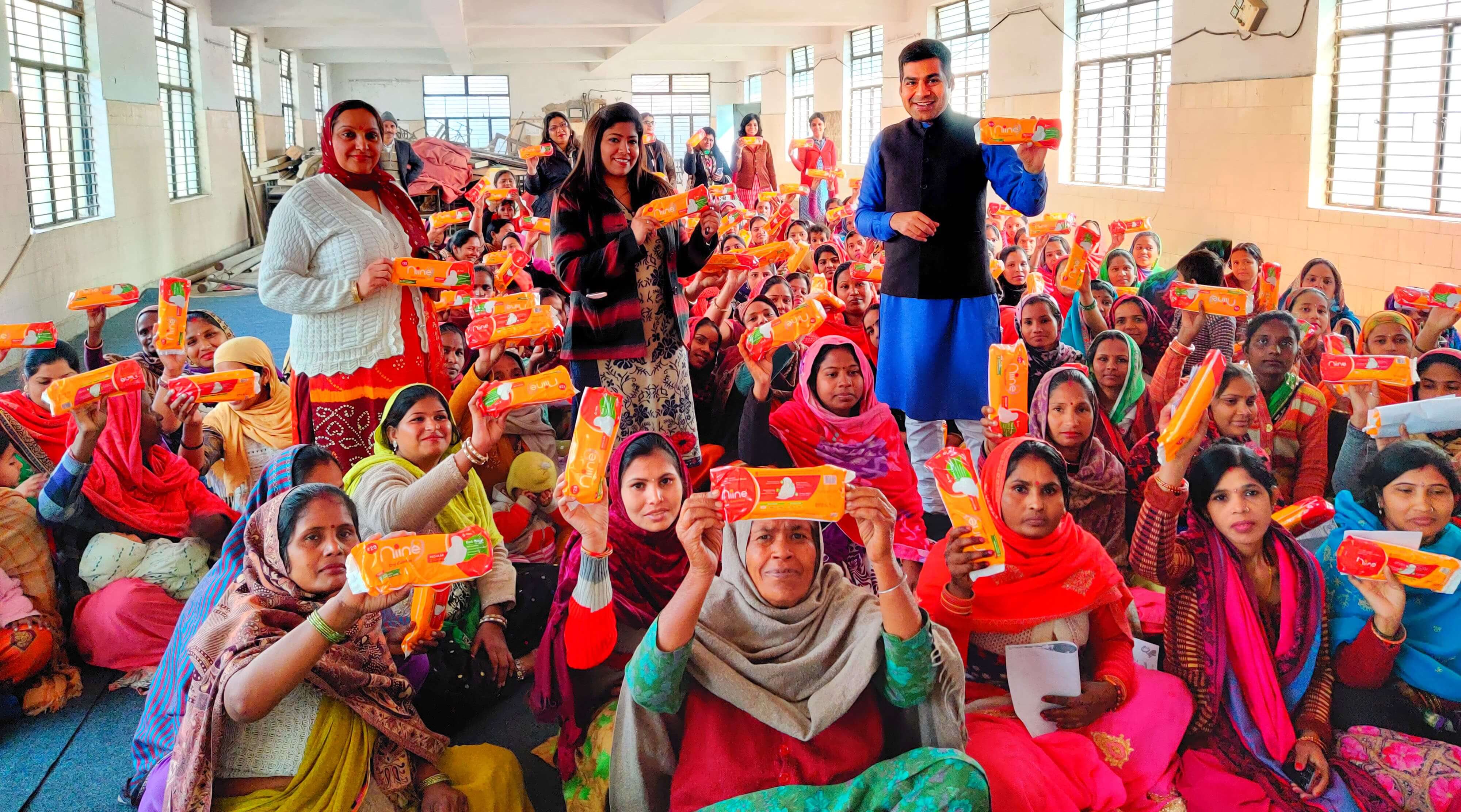 Free sanitary pad distribution by Humanify Foundation